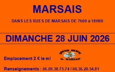 VIDE – GRENIER BROCANTE LE 28 Juin 2026